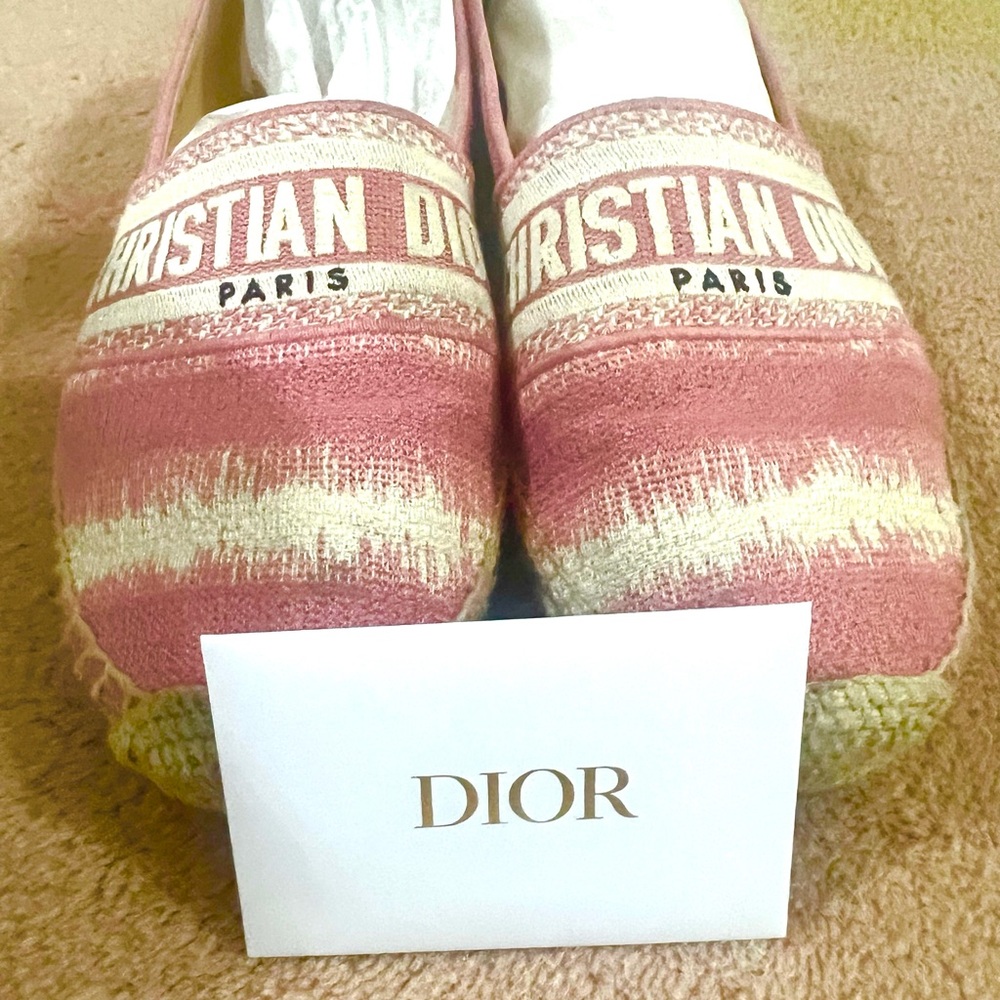Christian Dior Pink Espadrilles